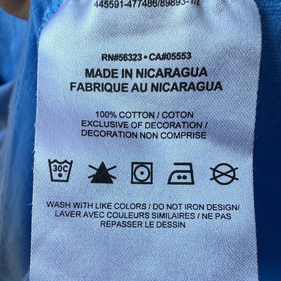 Nike The Nike Tee Blue Crew Rainbow Logo Kids Short Sleeve Tee - Picture 4 of 6